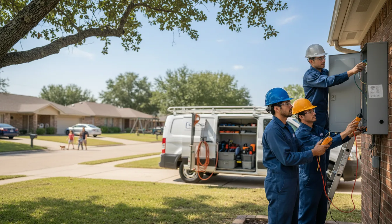 Certified electrician providing emergency electrical services in Anthem, AZ